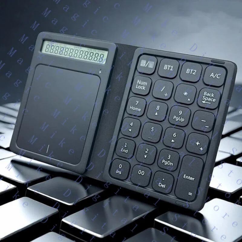 UU Teclado numérico inalámbrico plegable Bluetooth Laptop Multi-Gesture Touchpad Mouse