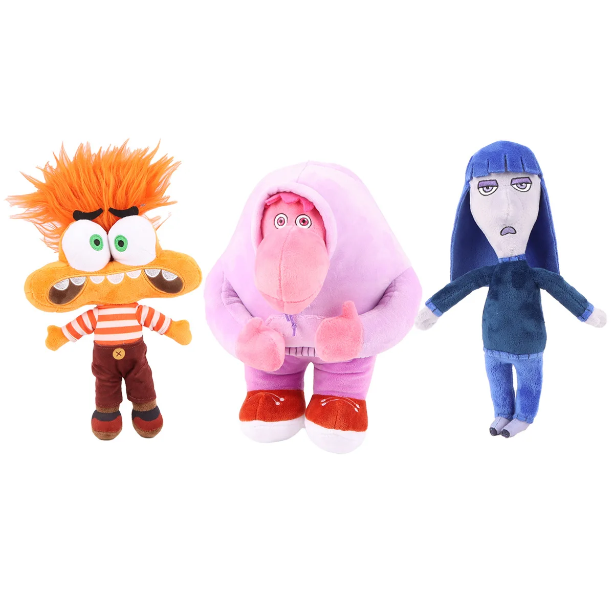 Inside Out 2 Plush Series Anxiety Ennui Embarrassment Toys Plushie Stuffed Dolls Cute Toys Room Decoration Birthday Kids Gifts