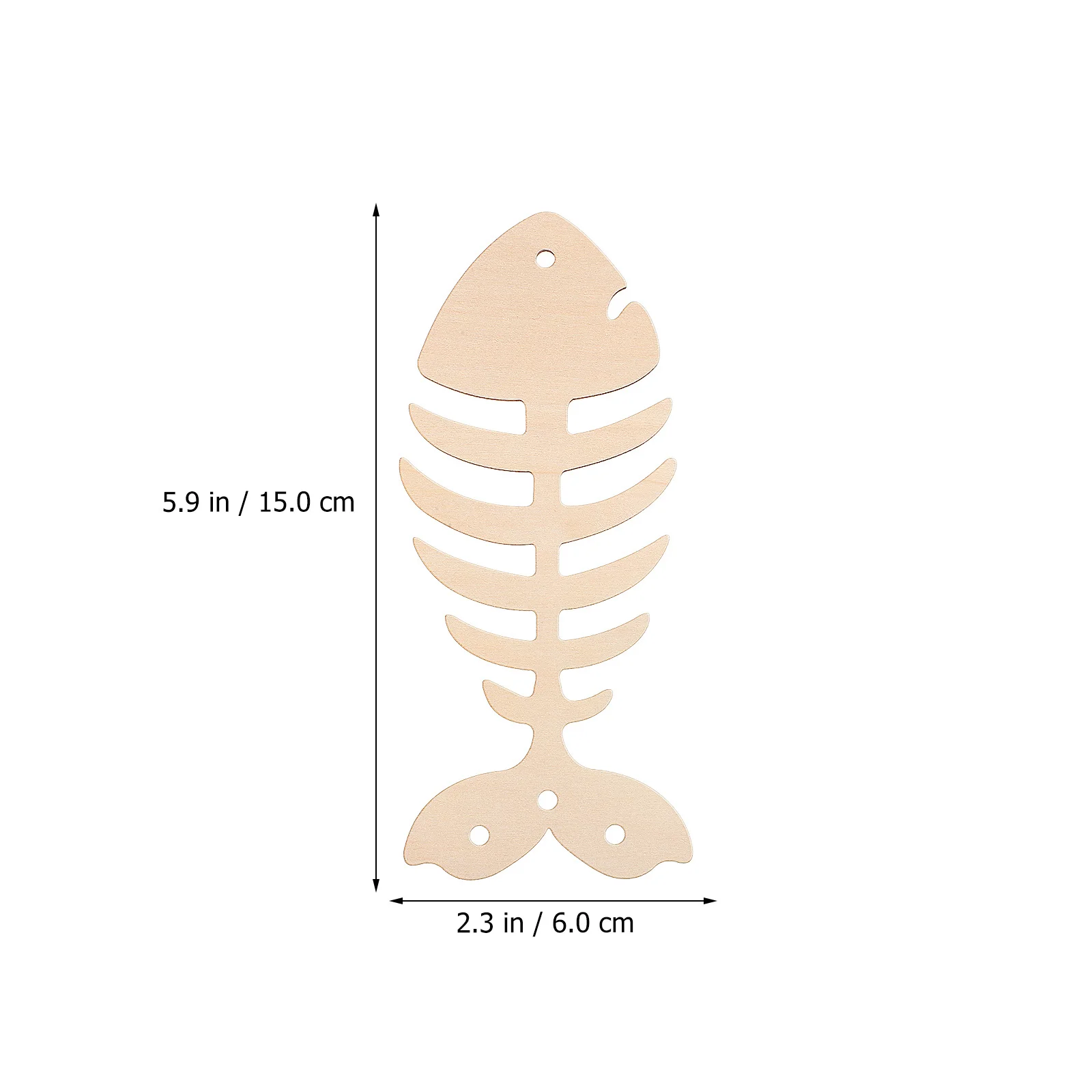 

1Set Wooden Fish Wind Chime Set DIY Craft Kit with Multiple Fish Bones Wind Chime Tubes for Indoor Outdoor Relaxing Atmosphere