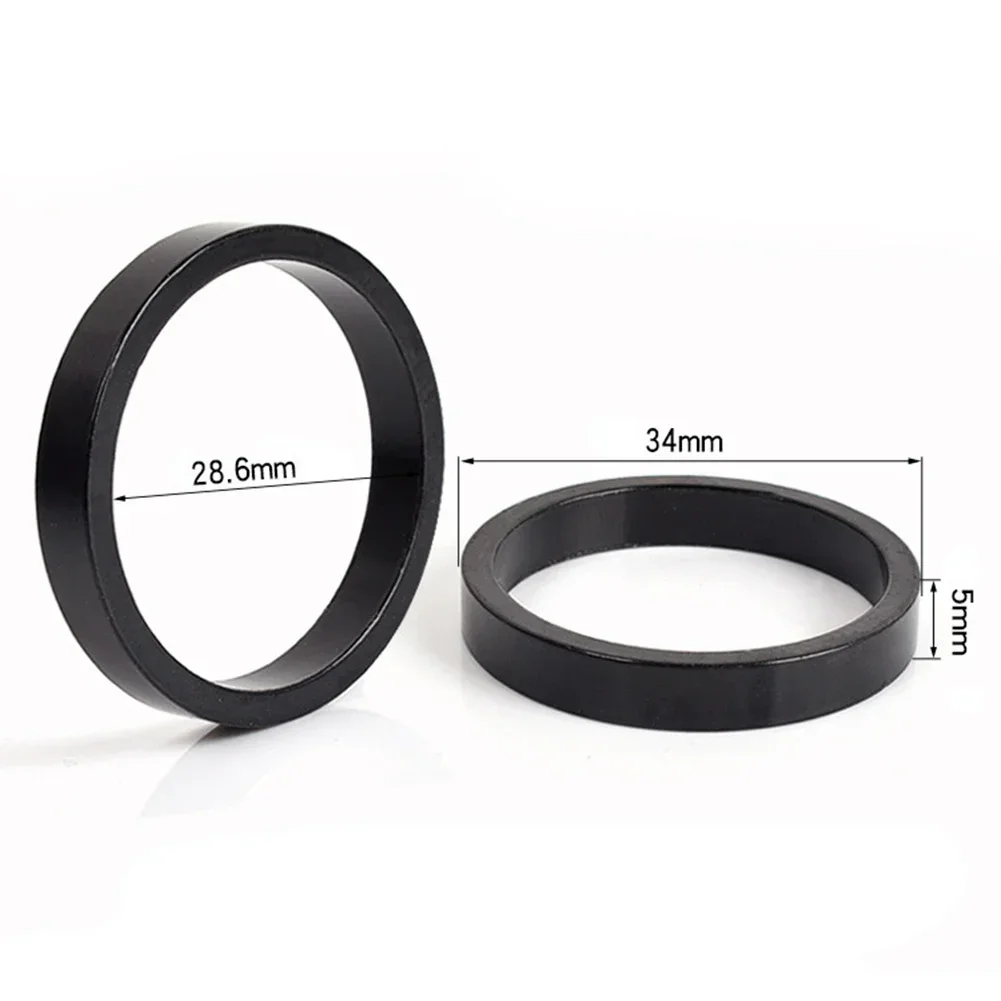 5/10/50mm Adjustment Aluminum Alloy Bike Bicycle Fork Washer Stem Headset Spacers Raise Handlebar Ring Bike Cycling Accessories