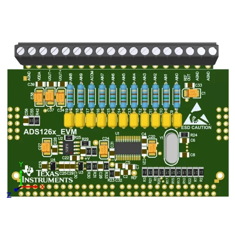 ADS1263 32Bit High Precision ADC Module ADS1262 Thermocouple Strain Gauge PT100 RTD
