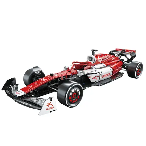 1768PCS 1:8 F1 경주 용 자동차 빌딩 세트 MOC 빌딩 블록 자동차 멋진 소장 모델 자동차 키트 장난감 크리스마스 축제 선물 제공