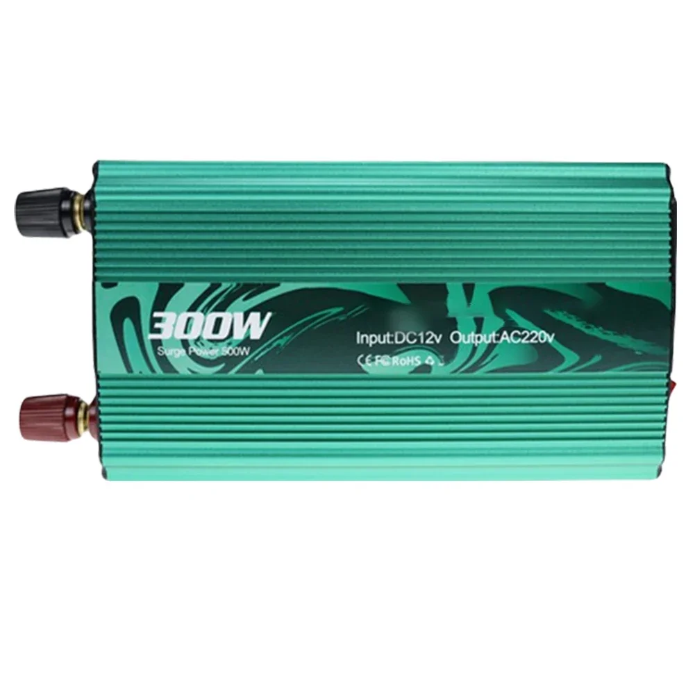 

300W 220V 12V To 220V Inverter To 100-240VAC Output With USB Pure Sine Wave Solar Wind Power Inverter For Outdoor Car Inverters