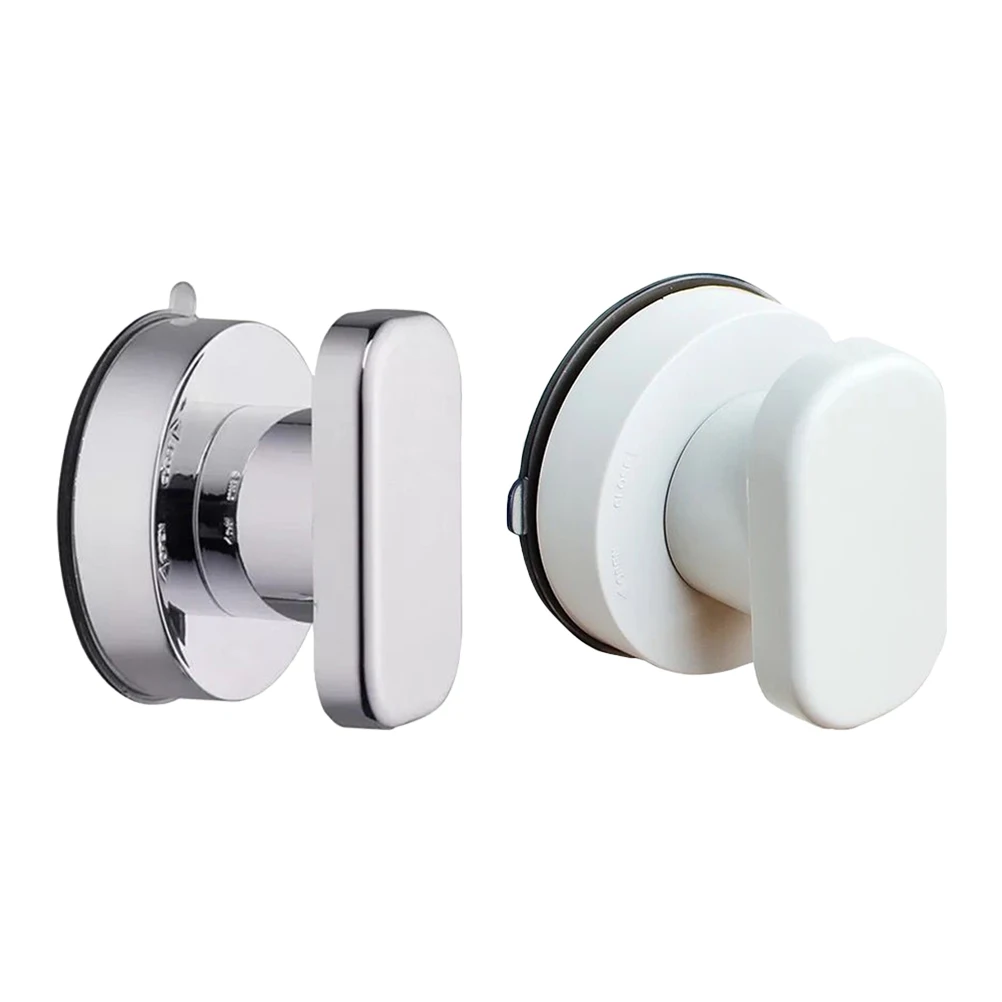 

2Pcs Bathroom Safety Grab Bars Suction Cup Handle Shower Arm Rest Durable Plastic Stainless Steel Anti Slip Corrosion Resistant