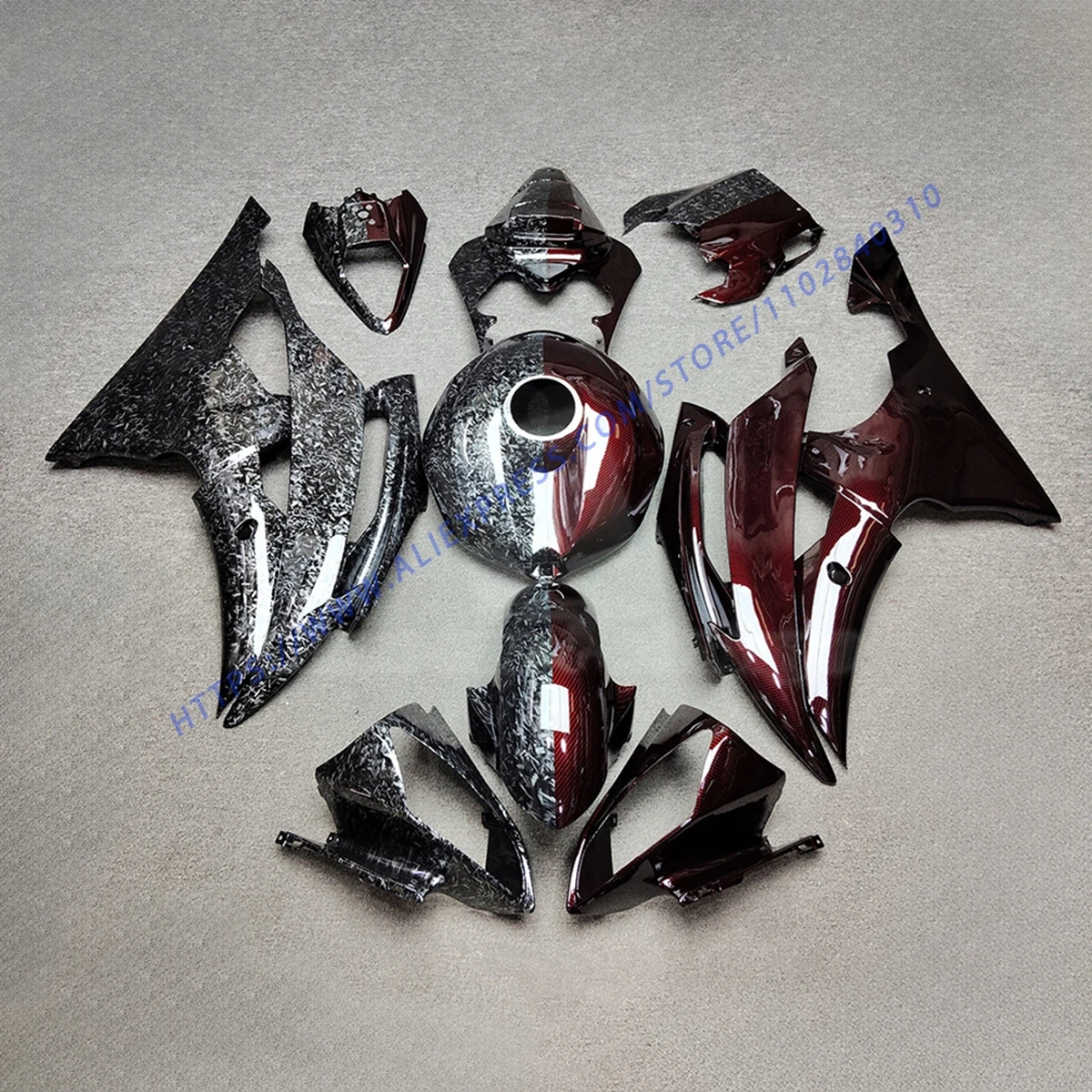 Full Fairings fit for Yamaha R6 2008-2016 13S RJ15 Injection Moulded ABS Bodywork Panels Replacement Set Casings Trim