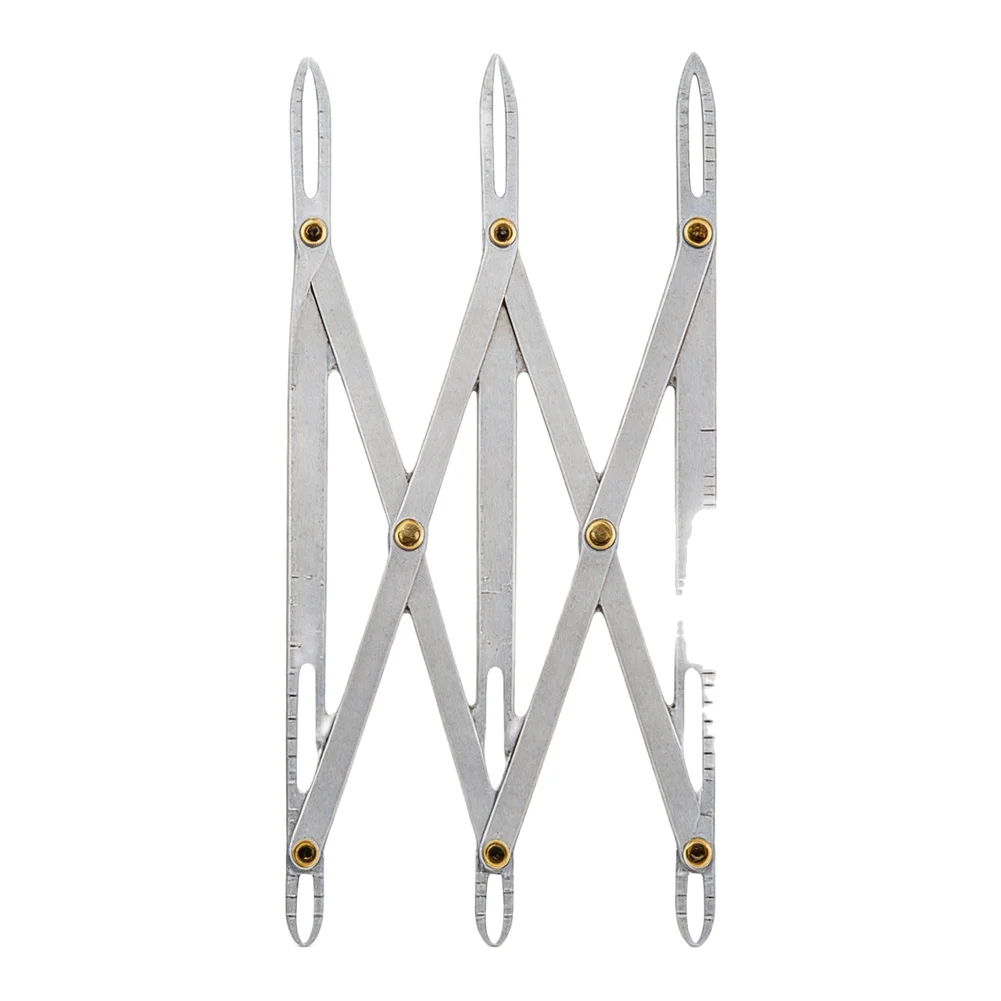 Aluminum Ruler Curtain Locator Multi-purpose Use Rust-proof Material Easy Buttonhole Marking Tool Buttonhole Tool