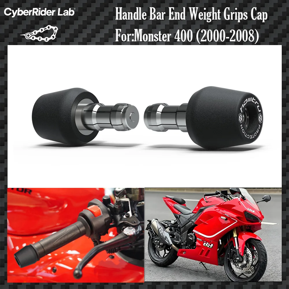 

For Ducati Monster 400-800/S2R800 2000-2008 CNC Bar End Caps - Vintage Italian Grips No Tools Rider Gift Back to School