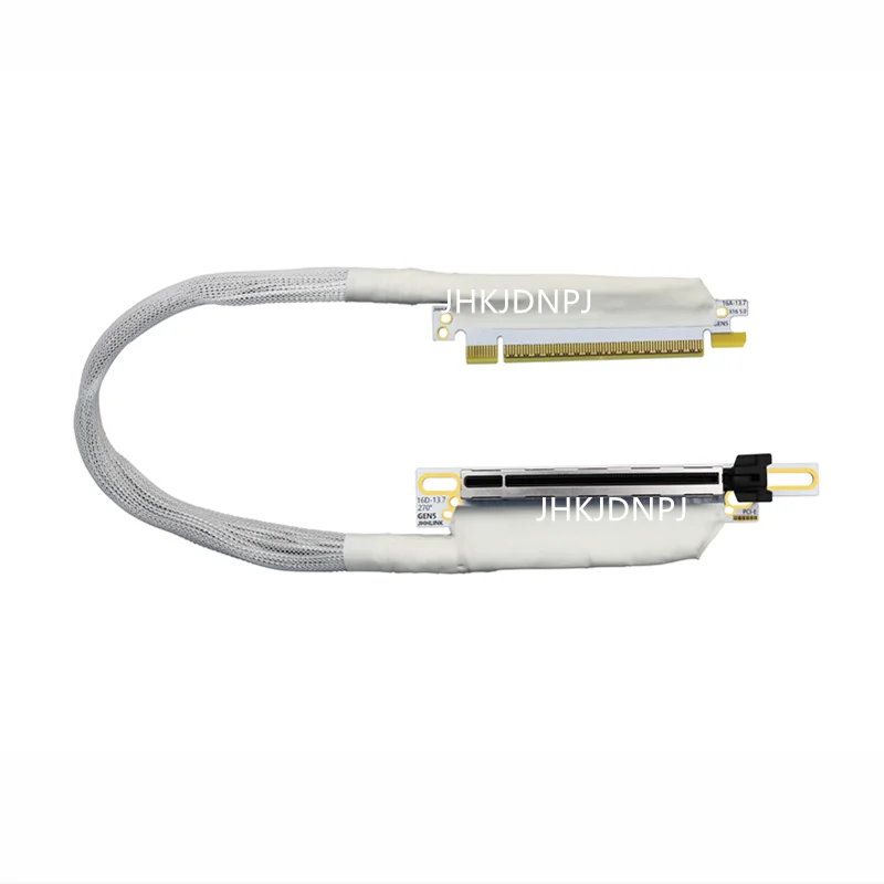 270 Degree PCI-E 5.0 16X Graphics Card GEN5 GPU Riser Extension Cable 0.6M 0.8M for Server RTX5090 RX9070XT L40S H100