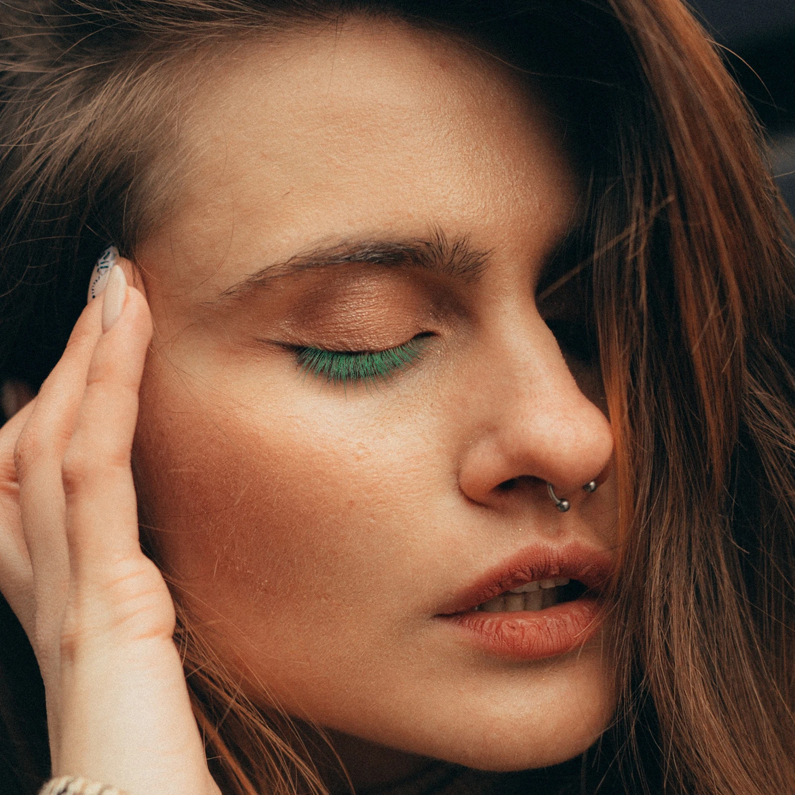 

Colorful False Eyelashes 5 Pairs Thin Long Fake Lashes Daily Smoky Party Wedding Photo Night Halloween Cosplay