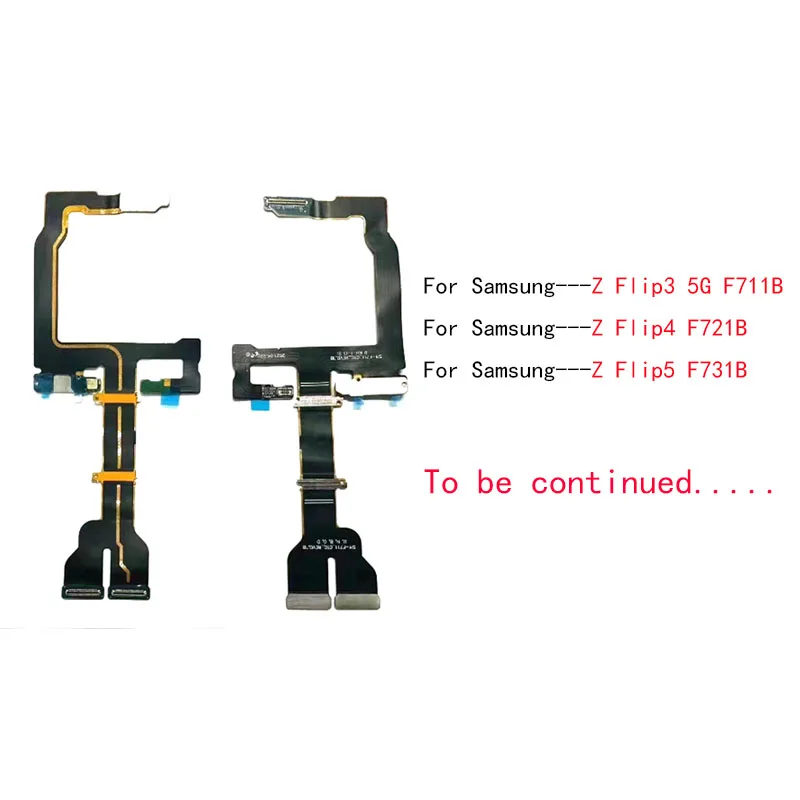 Mainboard Flex For Samsung Galaxy Z Flip 3 4 5 5G F700 F707B F711B F721B F731B Main Board Motherboard Connector LCD Flex Cable