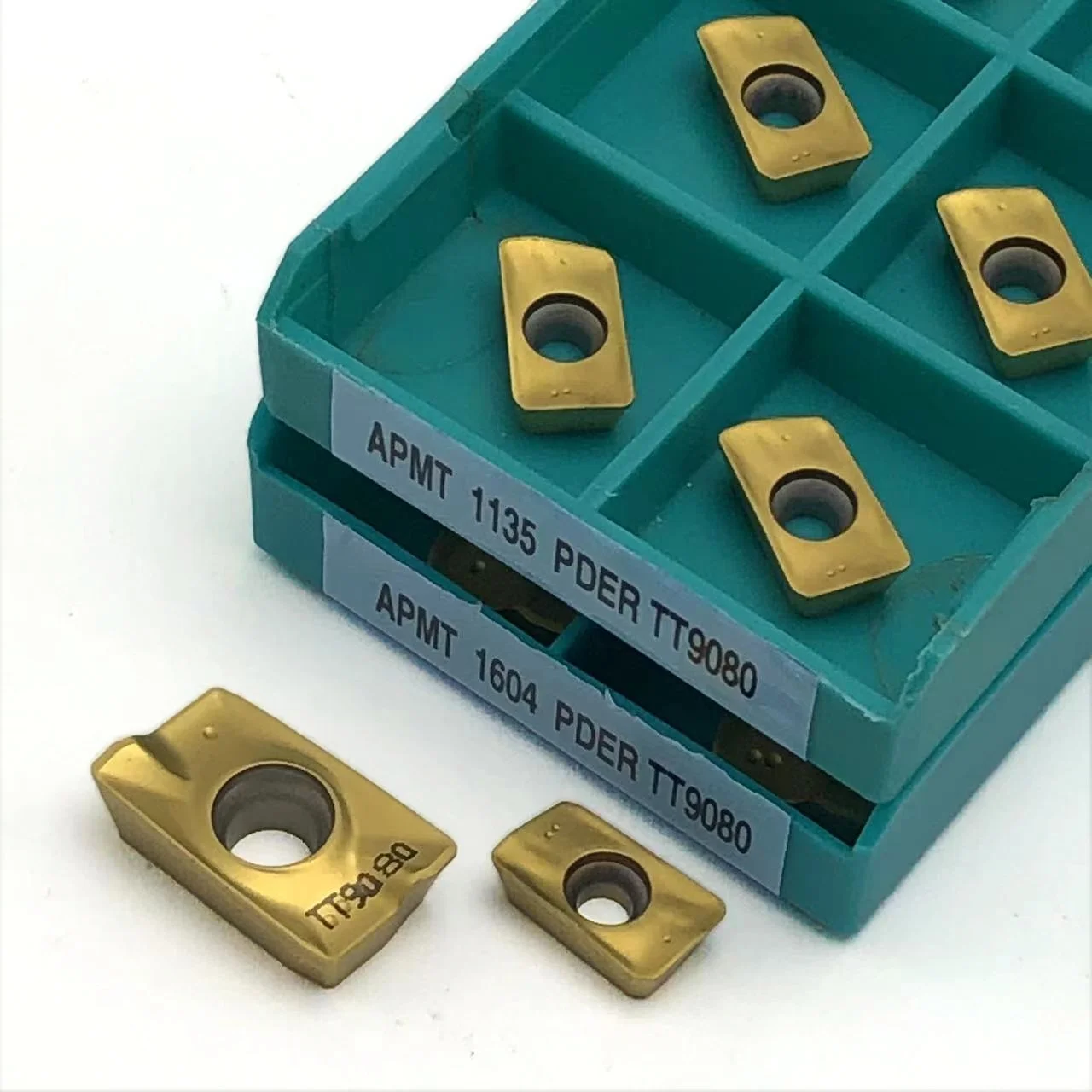 Hardmetalen Draaigereedschap Para Cnc Metalen Draaibank 10 Stuks, Apmt1135pder Tt9080 Apmt1604 Pder Tt9080