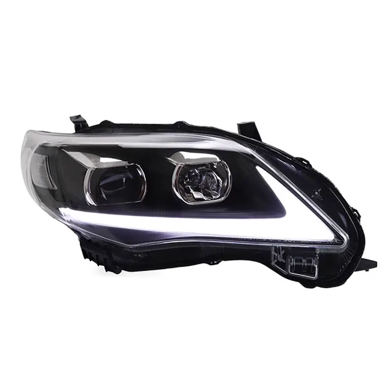 Car Headlight For Toyota Corolla LED Headlight 2011-2013 Headlights Corolla Altis DRL Turn Signal High Beam Angel Eye Project