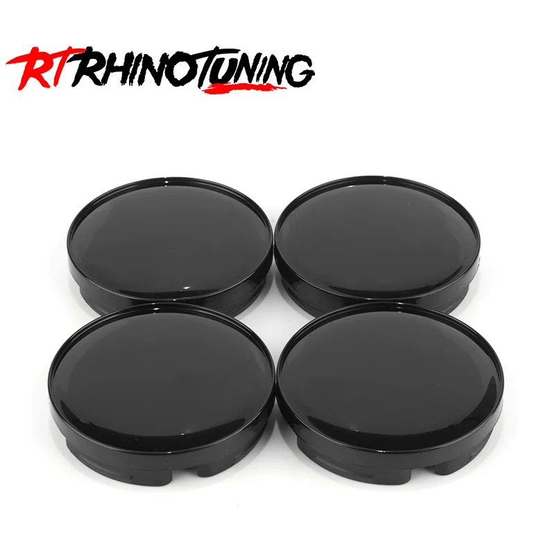 

RhinoTuning 4PCS OD 58.5mm/2.30" ID 55mm/2.17" Car Wheel Center Hub Caps Covers Tyre Rim Hub Cap Cover Modification Accessories