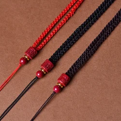 New Cinnabar Adjustable Choke Necklace Authentic 3-color DIY Handmade Knot Rope Jewelry Manufacturing Supplies Wholesale