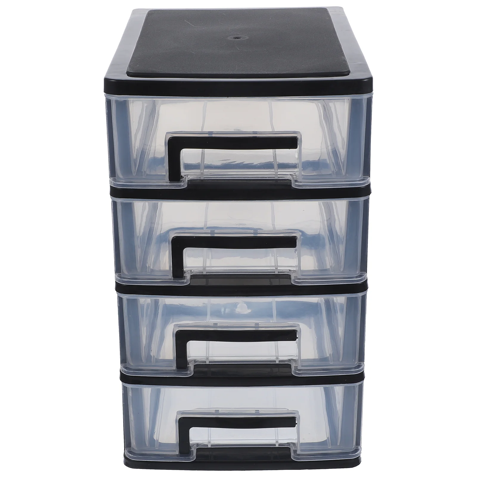 

Storage Drawers Small Transparent Desktop Box Cabinet Multi-layer Shelf Organizer Type Closet