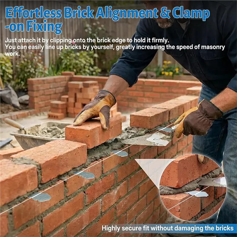 PORK-Masonry Line Pins Wall Line Stake Bricklaying Pins