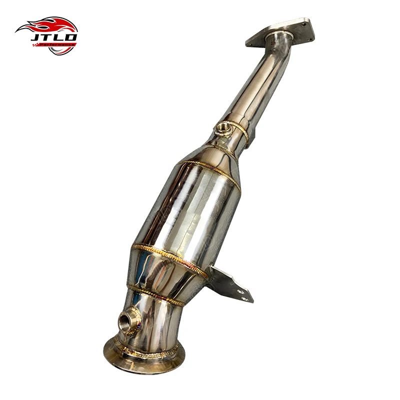 JTLD High Flow Decat Exhaust DownPipe For Infiniti Q50 2.0T
