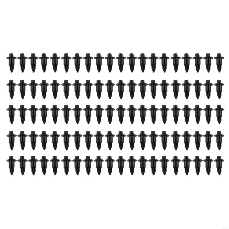 M76E Reliable Motorcycle Clips Easy Install Bike Fasteners 100pcs for Efficient Repair & Maintenance of Bikes & Maintainance