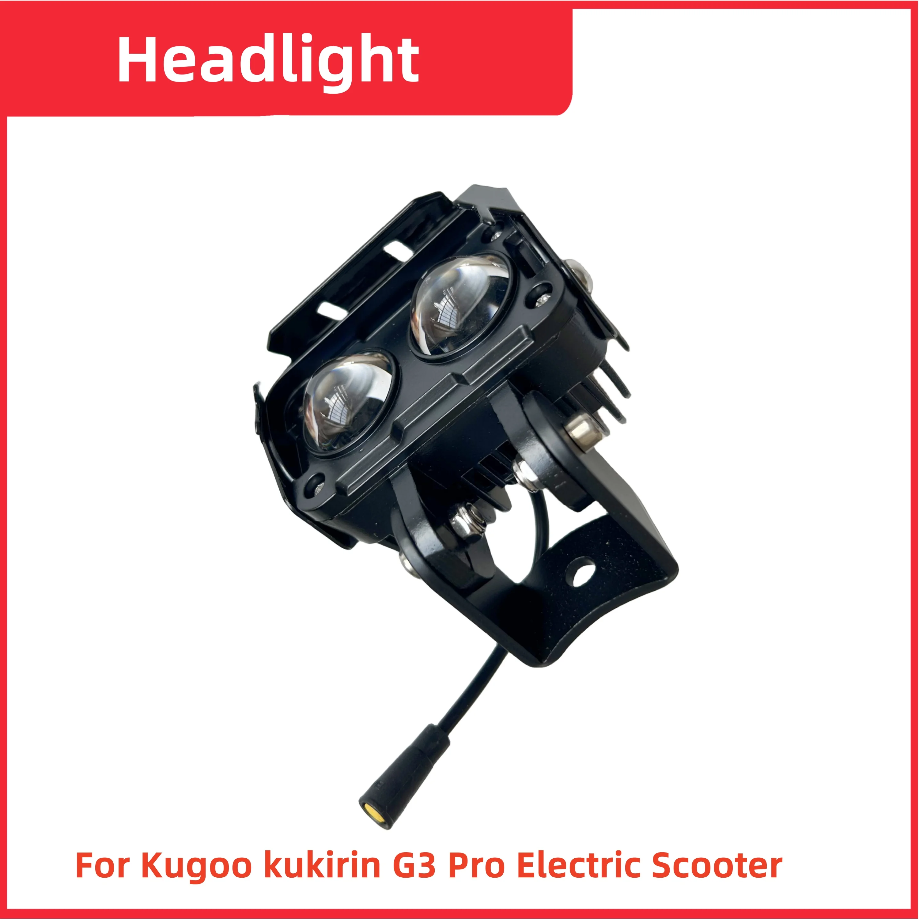 Kugoo Kukirin G3 PRO Headlight Electric Scooter Kugookirin g3 pro Handlebar Lamp Head Front LED Light Replacement Accessories