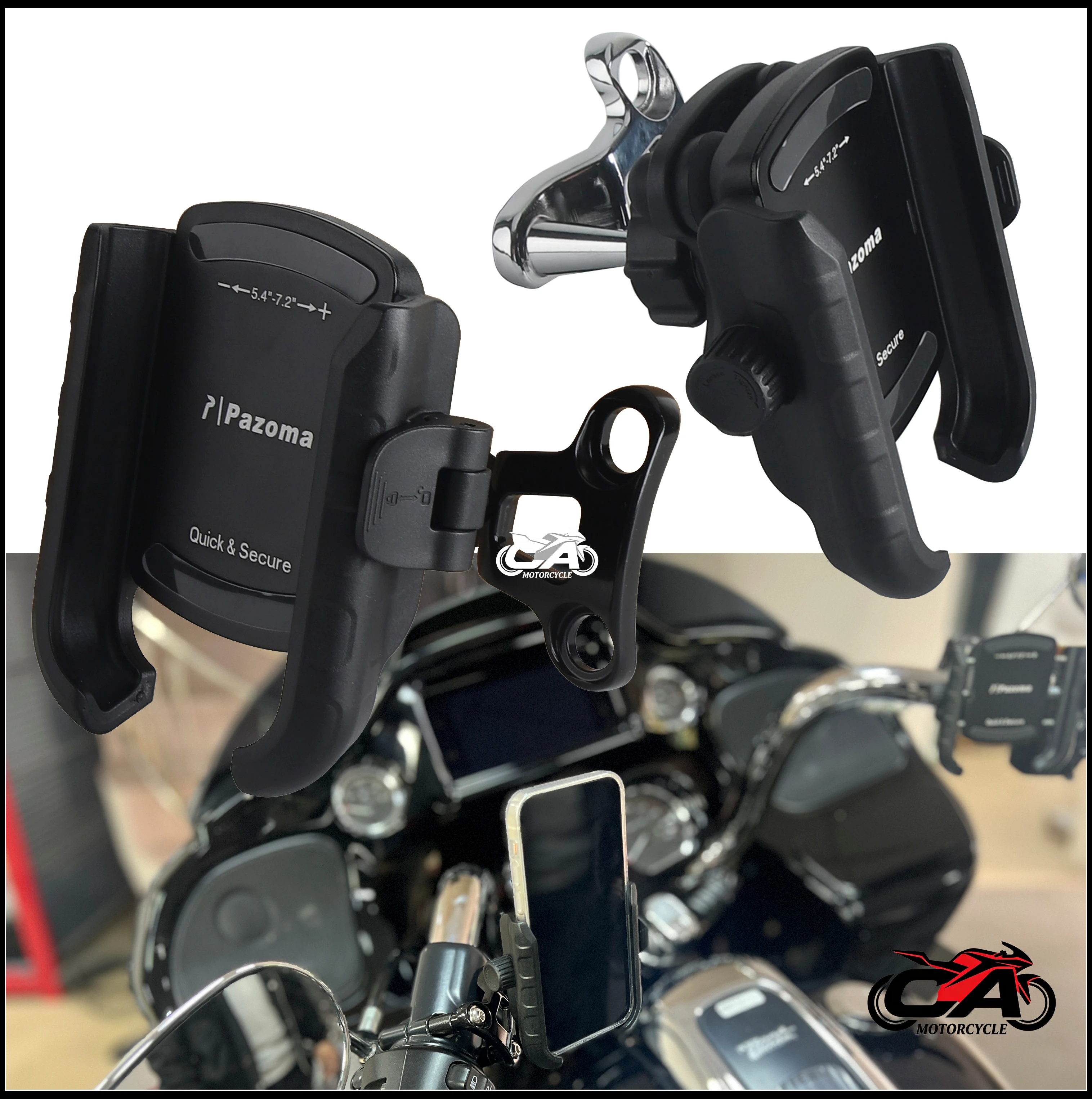 Handlebar Phone Stand Motorcycle Smartphones Holder Bracket For Harley Road Glide ST FLTRXST FLTRKSE FLTRK FLTRX FLTRXS 2015-23