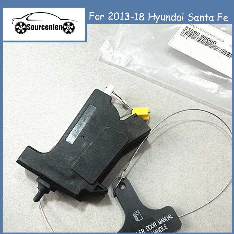 81590B8000 81590-B8000 Brand New Fuel Tank Motor Fuel Door Gas Cap Hatch Relelase Lock for 2013-18 Hyundai Santa Fe