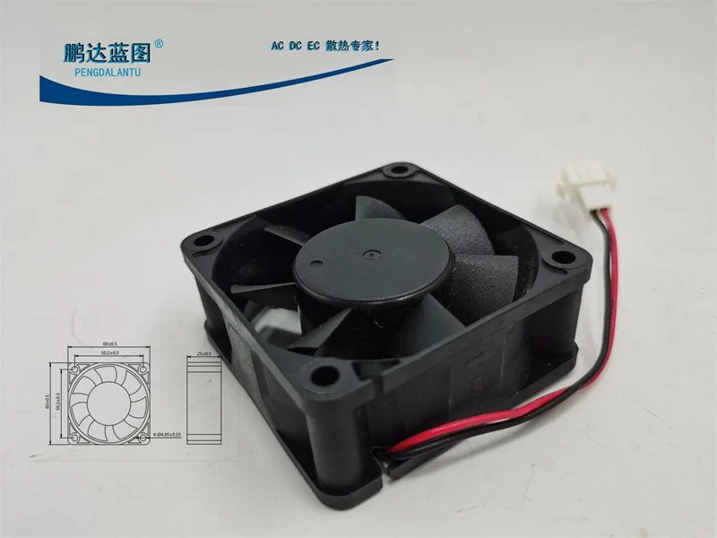 60*60*25MM Fd486025mb 48v0.05a DC Double Ball Bearing 6025 6cm/cm Cooling Fan