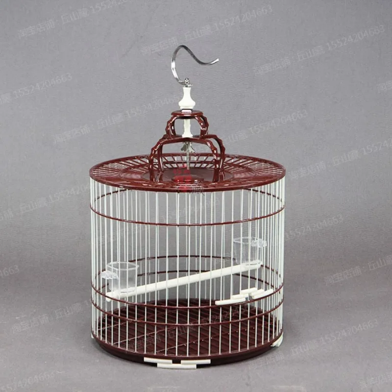 

Chicken Bird Cage Feeder Parrot Lovebird Metal Protector Bird Cage Outdoor Hamster Maisons Et Habitats Habitat Decorations