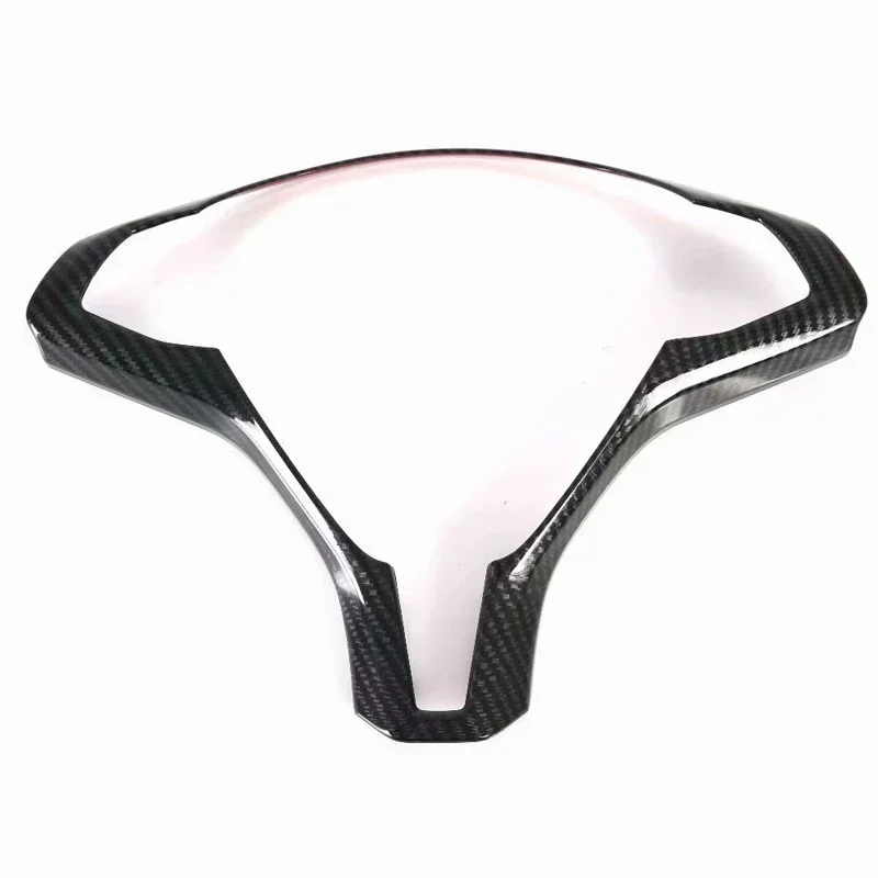 

For Tesla Model X 2016 2017 2018 2019 Car Accessories ABS Chrome Steering Wheel Panel Cover Bezel Trim Insert Badge Molding