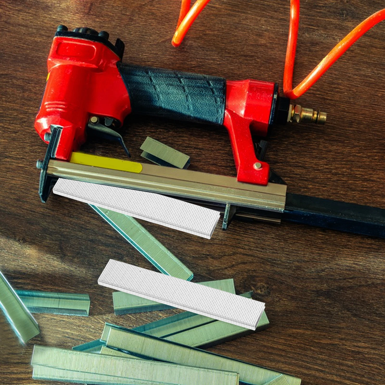 

Heavy Duty U Shaped Staple Nails Woodworking Pneumatic Fastening Tool For Furniture Construction Home Improvement Long