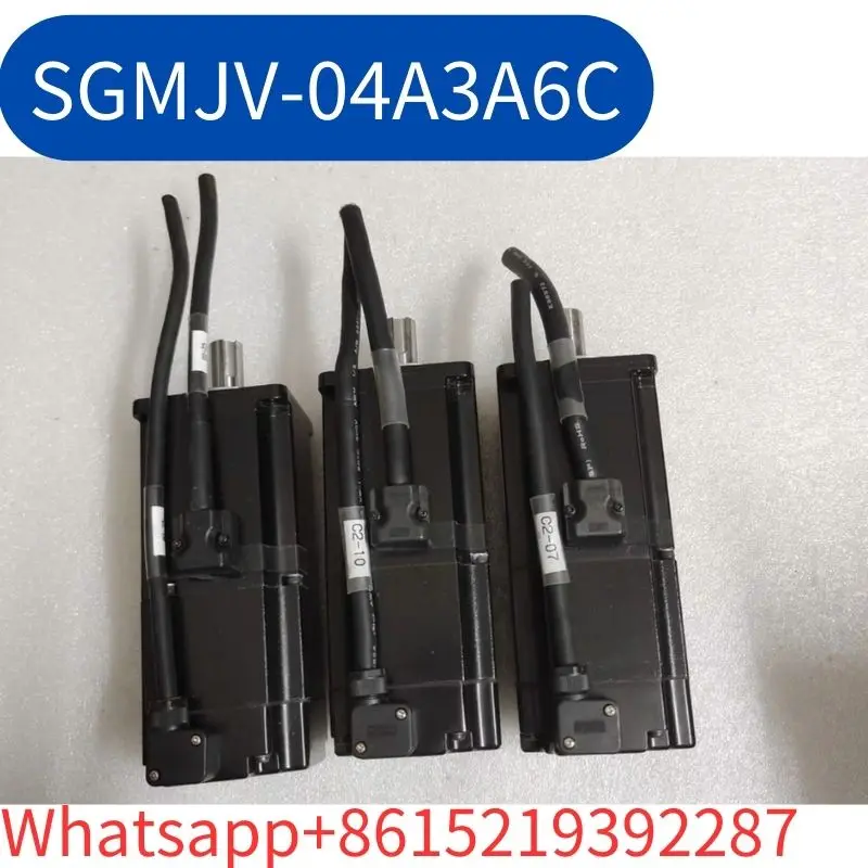 

SGMJV-04A3A6C servo motor 400W second-hand Test OK