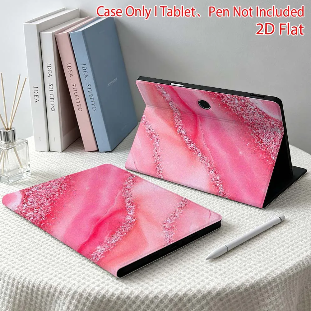 Pink texture pattern For OPPO VIVO IQOO OnePlus Realme Pad 3 Pro 13 12.1 11.4 11 inch Pen Tray Tablet Case Soft