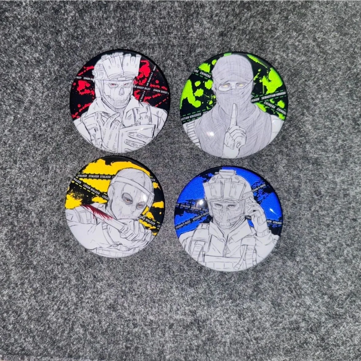 

Товары Call of Duty Keegan Ghost Logan Krueger, значок для косплея, жестяная брошь, просо