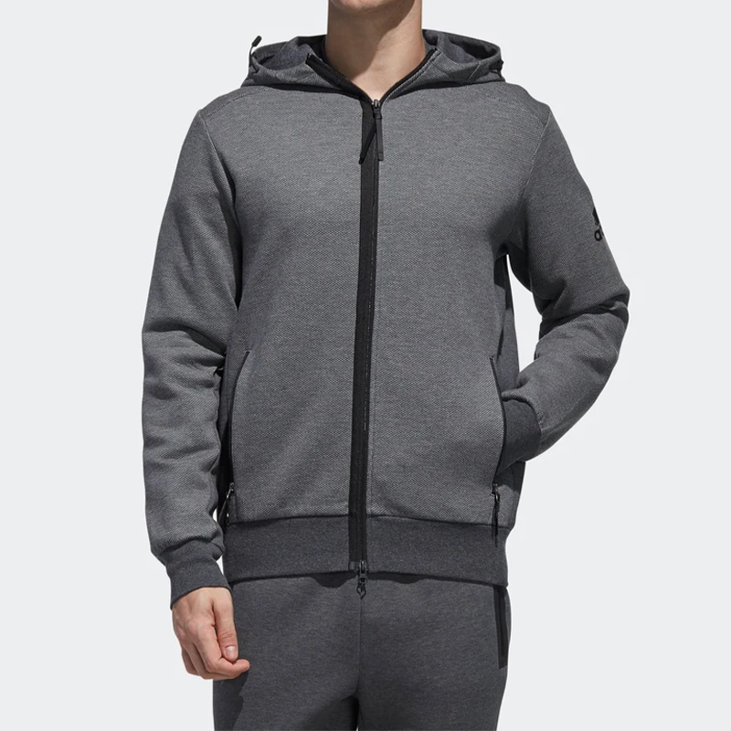 Adidas genuine Htt Double Knit men's knitted hooded jacket DW4594