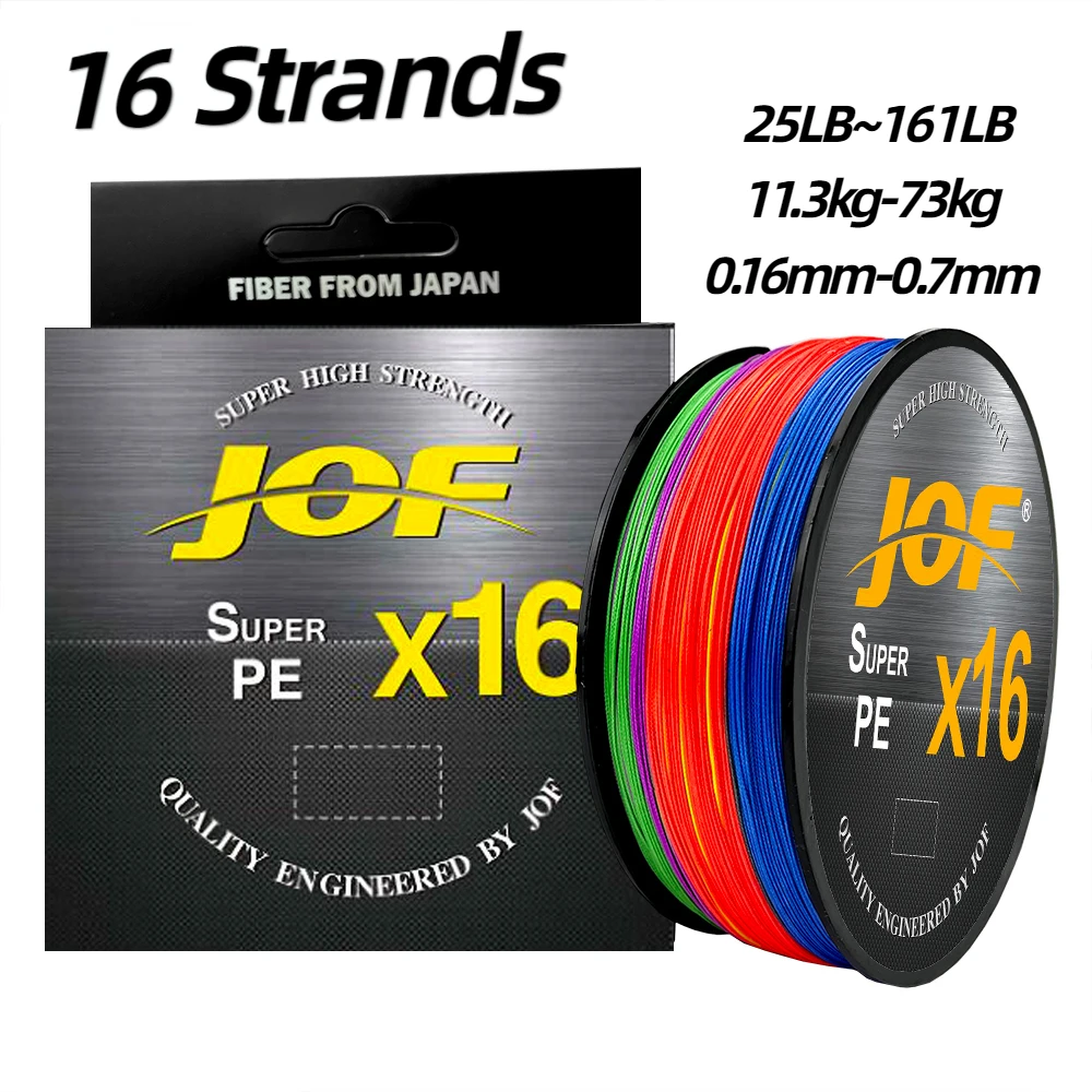 

New X16 Carp Fishing Wire Braided Fishing Line 16 Strands 300/500M Super Strong PE 25-161LBS Multifilament 0.16mm-0.7mm Pesca