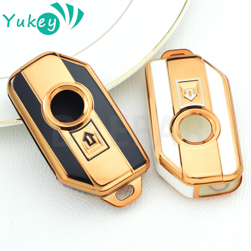 TPU Remote Key Fob For BMW K 1600 B GT GTL R 1250 GS Adventure S1000 R XR 2021 2022 Shell Case Cover Holder Keychain Ring