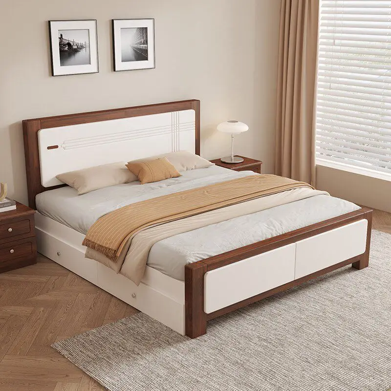 Floor Sleeping Bed Princess Mobile Girls Wooden Modern Luxury Children Bedroom Bed Baby Letto Matrimoniale Trendy Furniture