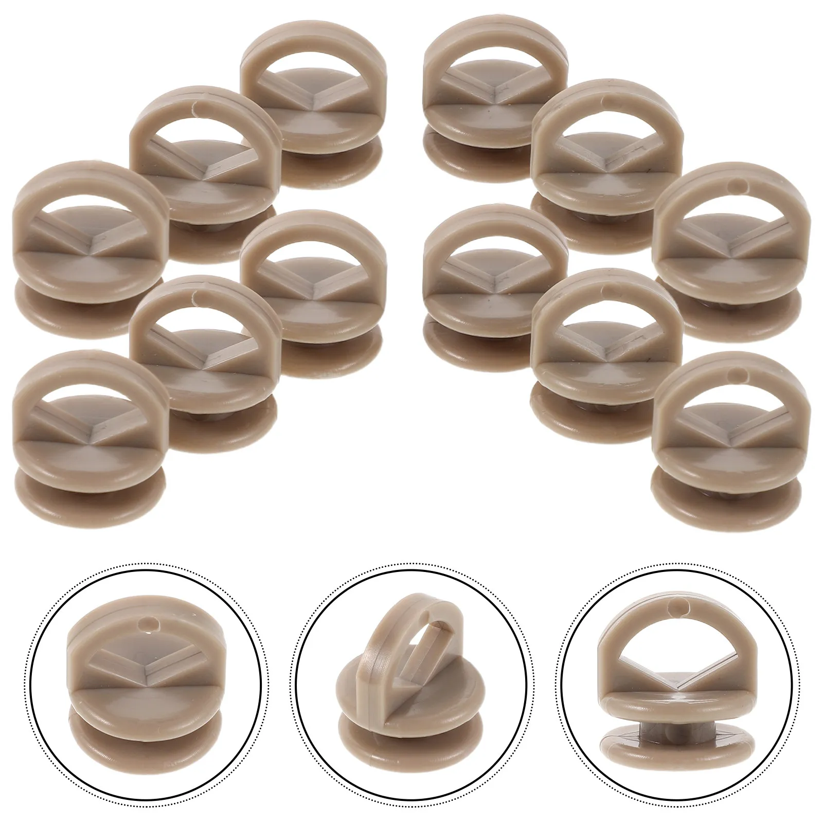 

500 шт. универсальных пластиковых крючков-слайдеров для карнизов, для штор в автодомах, караванах, грузовиках, для обеспечения конфиденциальности, устойчивые к погодным условиям