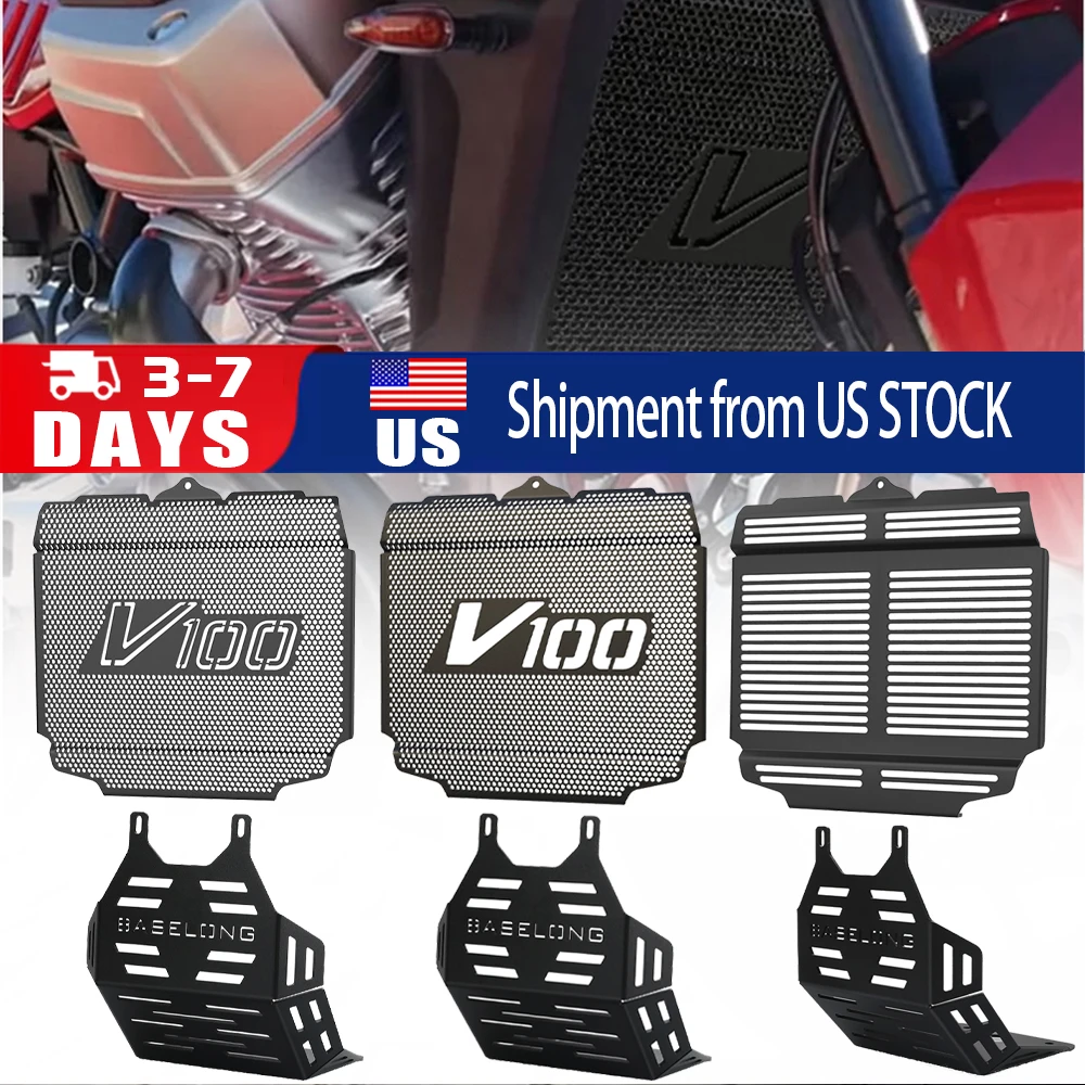 Motocycle FOR Moto Guzzi V100 Mandello Aviazione Navale S 2025 Radiator Cylinder Head Engine Guard Complete Set 2022 2023 2024