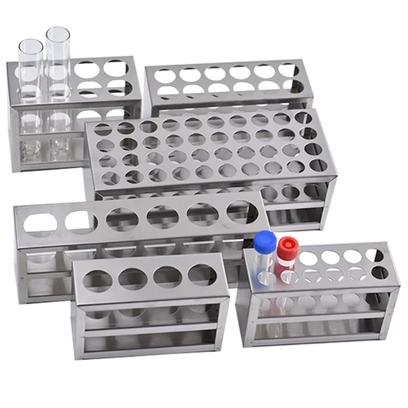 304 stainless steel tube rack colorimetric tube rack centrifugal tube rack, aperture 13/17/19/21/23/27/30/32/40 MM