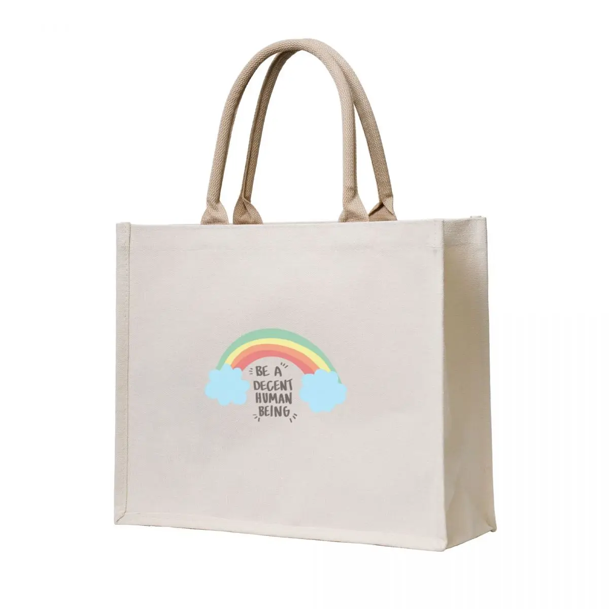 Be a Decent Human Being Tote Bag Shopping bags Women's bag large tote bag bags for women