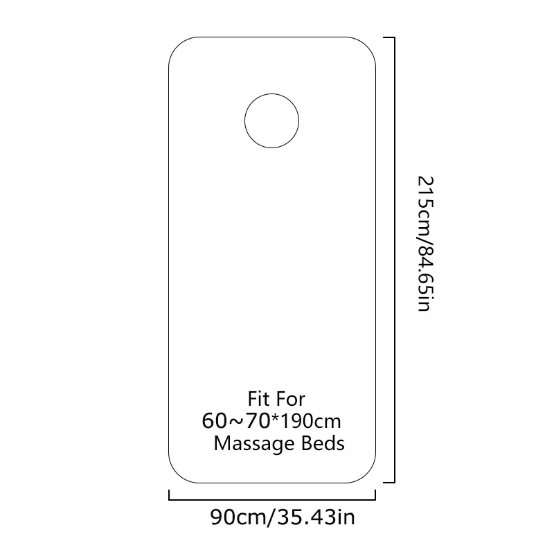 20pcs Disposable Bed Cover For Beauty Salon Open Hole Spa Massage Soft Bed Sheets Non-woven Fabric Breathable Elastic Bedspread