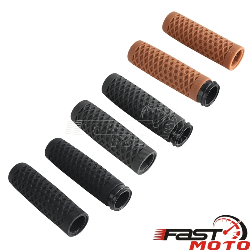 25/27mm Handle Hand Grips For Harley Touring Street Glide Road Softail Dyna FXDLS Chopper Bobber Throttle Handlebars Grip 1