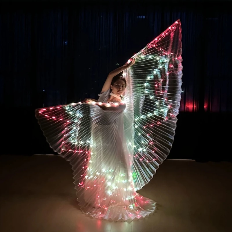  LED Cloak Wing Costume Wing With Telescopic Design For Belly Dancer Dressingup