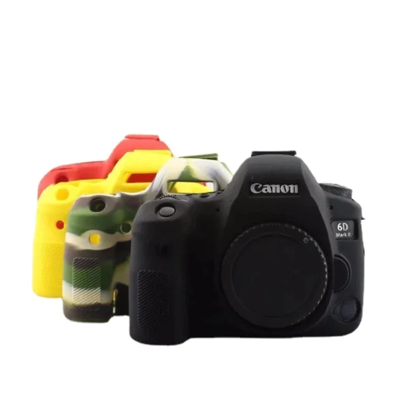 6DII Silicone Armor Skin Case Body Cover Protector do Canon EOS 6D Mark II 2 6D2 6DII DSLR Digital Camera TYLKO