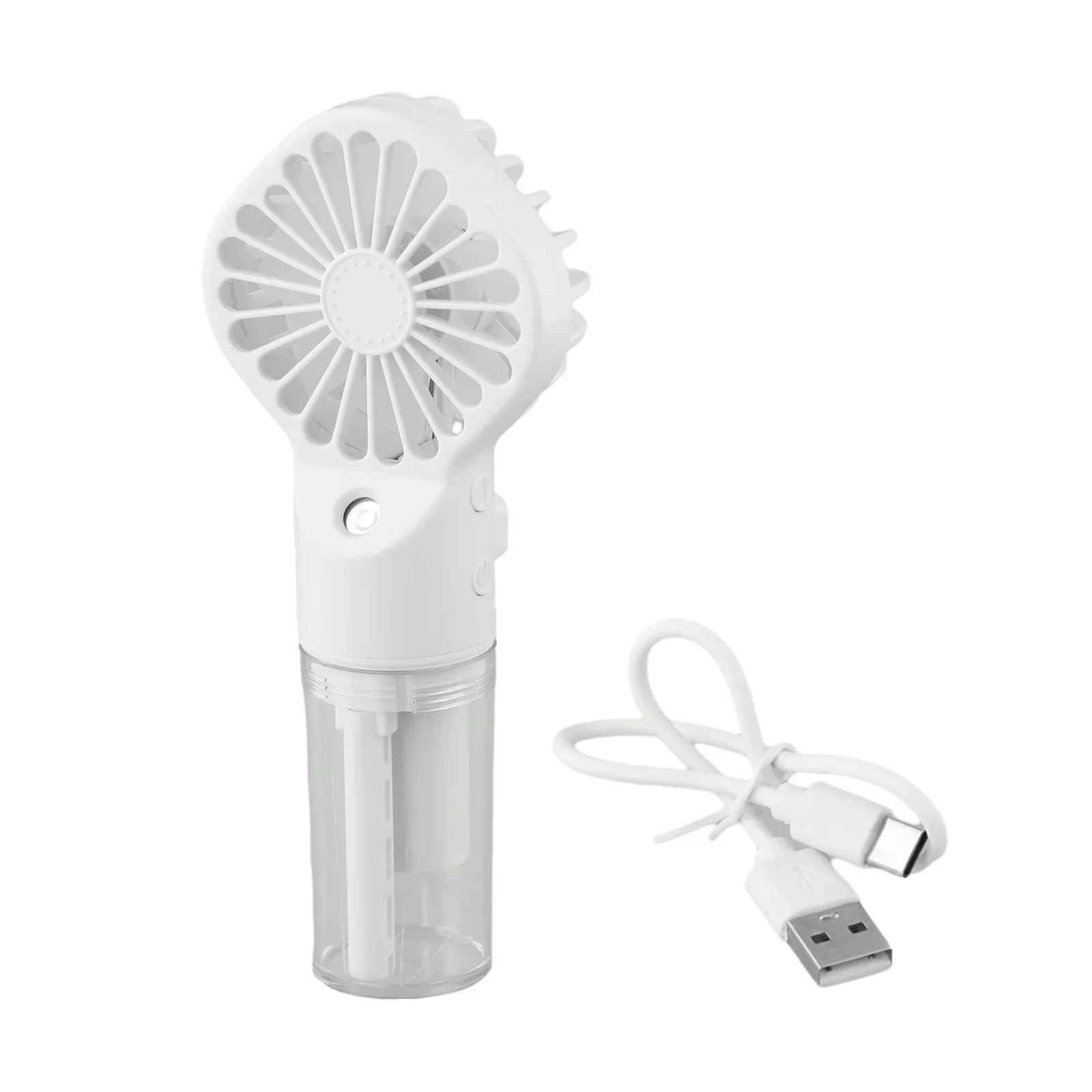 Hand-held Spray Fan Portable Fan 4 Speed Settings Desktop Use Lightweight Design 4 Speed Cooling Fan Humidification
