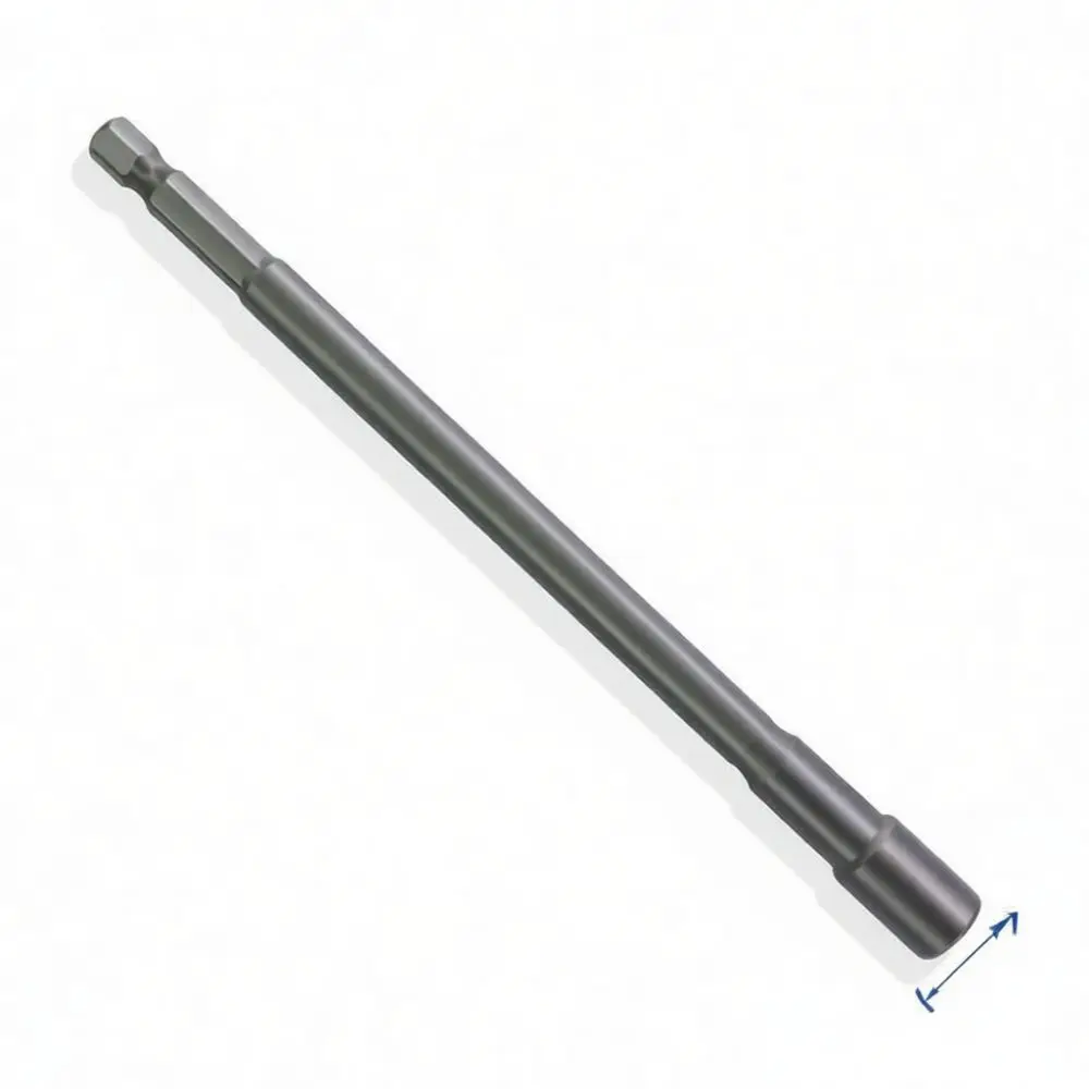150mm Magnetic Nut Setter Bit For Fuxin Impact Drill Hex Socket Extension Tool Steel Chrome Plated Power Wrench Tool