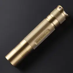 Convoy S2+ brass 18650 flashlight