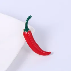 Smalto Capsicum Chili spilla Pin carino verdura pepe spille donna uomo sciarpa maglione cappotto spille gioielli