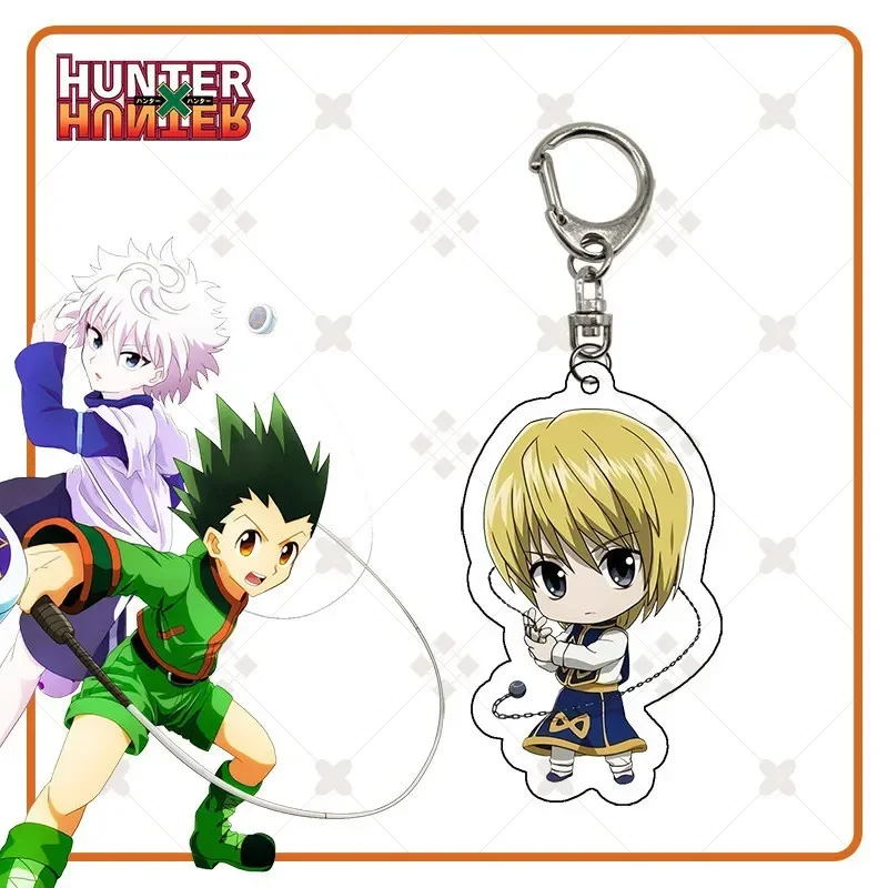HunterxHunter Gon Freecss акриловые брелки с героями мультфильмов Killua Zoldyck подвески Kurapika брелок Hisoka сумка бирка модная коллекция