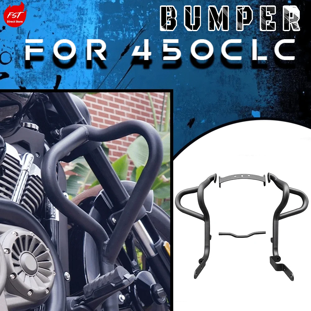 

Link 4 for Chinchilla 250CVT Motorcycle: Carbon Steel Crash Bar
